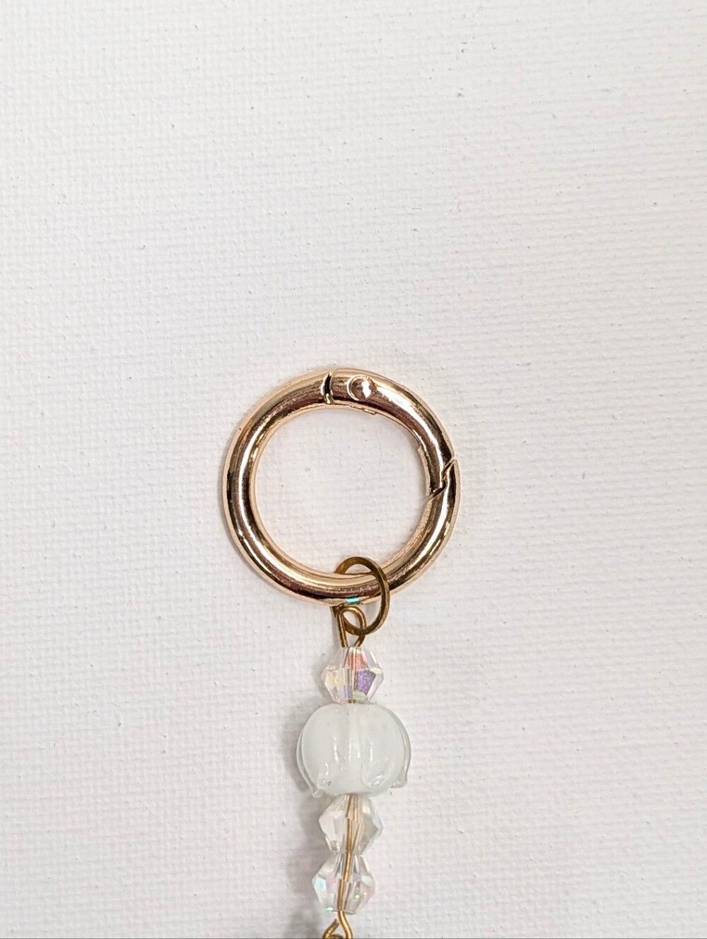 NWOT Skullpanda Custom Mixed-Media Bag Charm Keychain - Picture 6 of 6